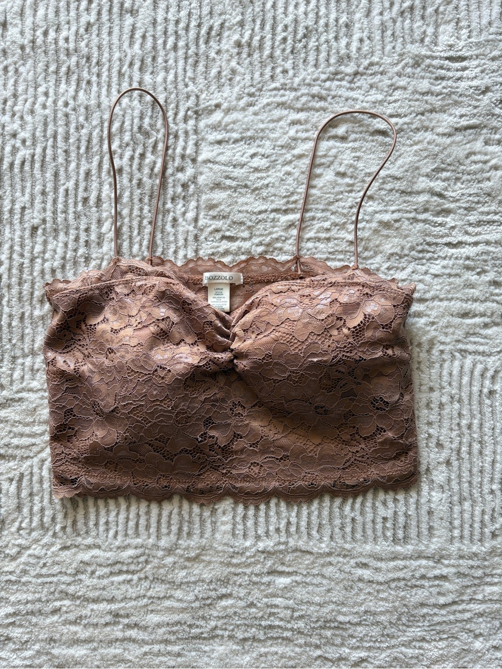 Bozzolo (L) Lace Bandeau Bralette